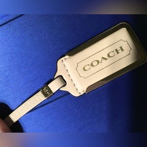 COACH KEY FOB BAG CHARM KEYCHAIN HANGTAG 2.75” FRAMED TAG